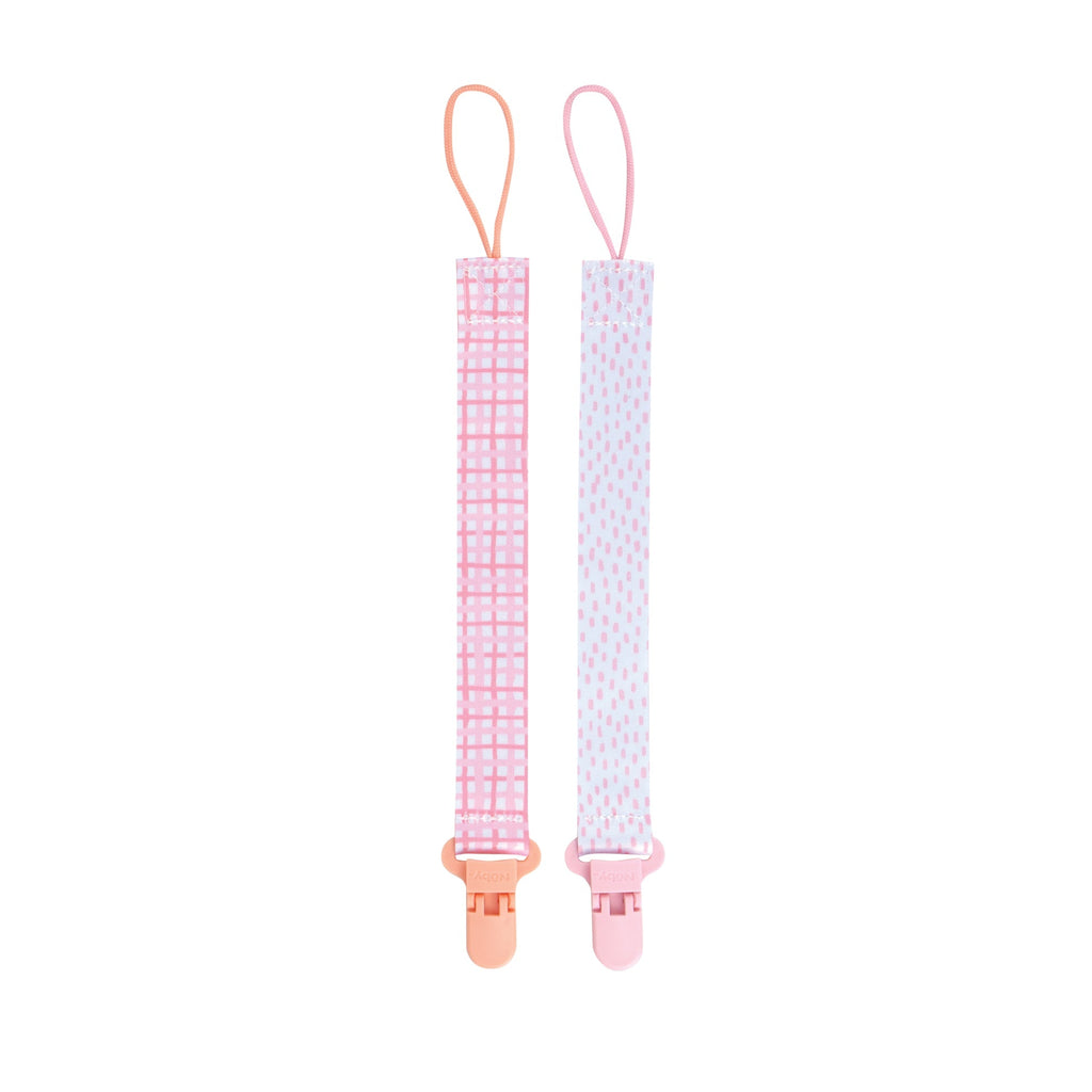 Cloth Pacifier Clip (2 Pack)